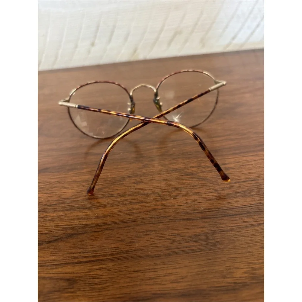 GIORGIO ARMANI EYEGLASSES 186-721 TORTOISE FINISH METAL Frames Italy 51-20-145
